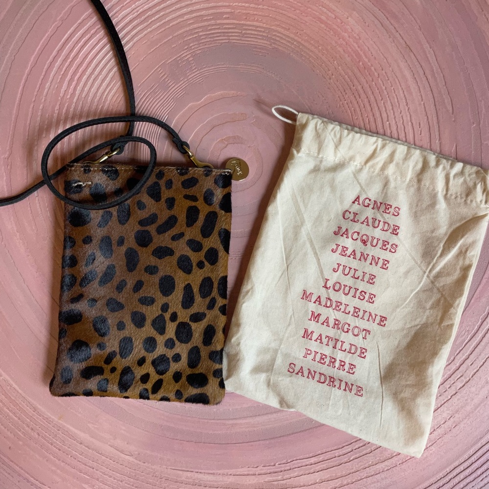 BRAND NEW Clare leopard crossbody